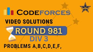 CCodeforces Round 981 Div 3 Post Contest Discussion by Viram Mehta [upl. by Bergen462]