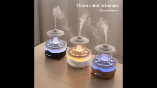 Futuristic UFO Raindrop Aromatherapy Diffuser and Humidifier [upl. by Mittel]