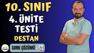 10 SINIF TÜRK DİLİ VE EDEBİYATI 4 ÜNİTE DESTAN SORU ÇÖZÜMÜ [upl. by Rosco]