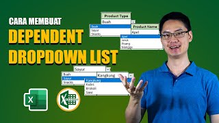 Tutorial Membuat Dependent DropDown List [upl. by Hashum]