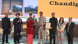 MC Chandigarh bags the 1st place in the Safaimitras Surakshit Shehar at swachh Survekshan 2023 [upl. by Ytisahc]