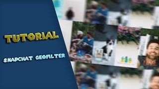 Snapchat Geofilter  Tutorial  Schtroobo [upl. by Niala]