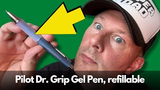 Pilot Dr Grip Gel Pen refillable review [upl. by Keegan]