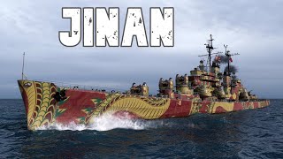 World of WarShips Jinan  3 Kills 355K Damage [upl. by Urbano914]