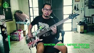 Sadistic Magician  Municipal Waste Bass Cover [upl. by Neiman]