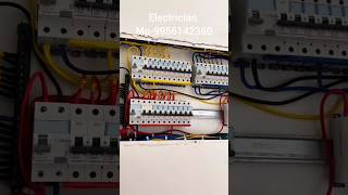 3 phase distribution board wiring in 44 way mcb box ravishankarraw 3phasewiring trending short [upl. by Einolem]