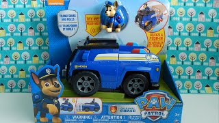 Paw Patrol On A Roll Chase Police Vehicle Chases Deluxe Cruiser Toy Review NEW [upl. by Ashling]