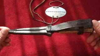 German WW I TRENCH KNIFE [upl. by Aitat]