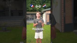 Nederland VS Frankrijk🇫🇷 Goal telt niet😳 sketchcomedy [upl. by Blythe]