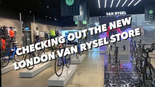 Checking out the new London Van Rysel store [upl. by Berfield]