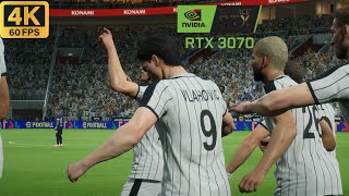 eFootball 2025  Juventus vs Inter  RTX 3070 PC Gameplay 4k [upl. by Nyllewell]