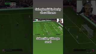 Gol superb in Derby ul cu Dinamo cariera fifa youtubeshorts eafc25 [upl. by Odrahcir]