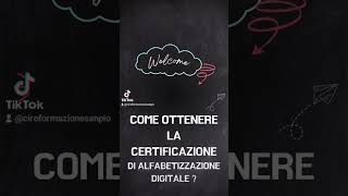 Come ottenere la certificazione di Alfabetizzazione digitale [upl. by Ayrb]