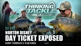 Korda Thinking Tackle OD 3 EP2 Danny Fairbrass Norton Disney Day Ticket  Carp Fishing 2020 [upl. by Akselaw815]