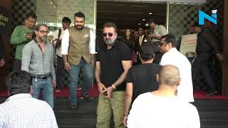 Sanjay Dutt Chitrangada Singh arrive for Saheb Biwi Aur Gangster 3 trailer launch [upl. by Ervin]