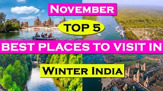 5 Best Places To Visit In November In India  White Winter Destination In India winter [upl. by Ruhtua588]