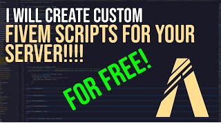 I WILL CREATE CUSTOM SCRIPTS FOR YOUR FIVEM SERVER [upl. by Illene]