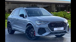 Brand New Audi RS Q3 25 TFSI Audi Sport Edition S Tronic quattro Euro 6 ss 5dr  Crewe Audi [upl. by Zipnick]