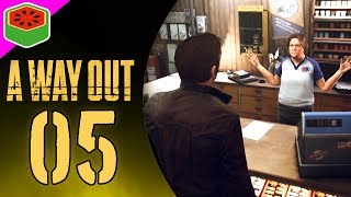 THIS IS A ROBBERY  A Way Out Coop Lets Play 5 [upl. by Eelram]