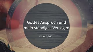 Gottes Anspruch und mein ständiges Versagen  André Töws [upl. by Norda722]