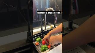 How I usually store vegetables n fruits in fridge  restock and organisation minivlogshortsviral [upl. by Attevaj]