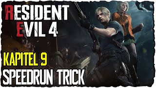 Kapitel 9  Harten Kampf umgehen  Speedrun Tipps amp Tricks  Resident Evil 4 Remake [upl. by Ailecara]