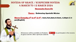 7 AM  Konkani Mass  Mongllar  Novenacho Dusro Dis  Kurpecchim Novena 5 Mar 2024 [upl. by Okomom]