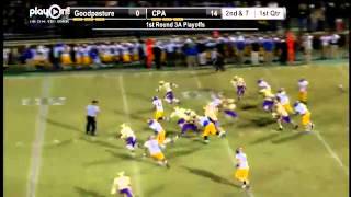 Gaining a big first down for 40 yards is 24 Eric Reed of Goodpasture Christian [upl. by Aisor]