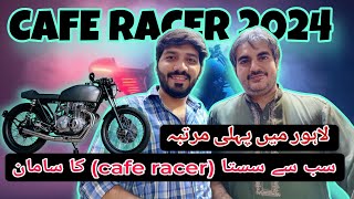 Motorcycle Caferacer Sasta Package 2024  Bike Spare Parts wholesale market in Lahore [upl. by Cerelia]