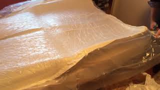 How To Set Up Unbox Tuft And Needle Memory Foam Mattress In A Box [upl. by Rebmac]