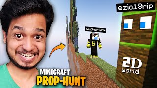 Funniest Prop Hunt on 2D World ftYesSmartyPie DREAMBOYYT Minecraft Hide amp Seek [upl. by Leuqim]