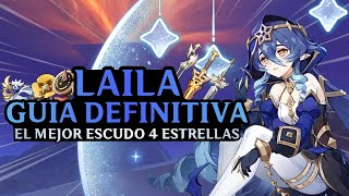 GUIA COMPLETA DE LAILA  La Mejor Build Armas Artefactos y Equipos de Layla  Genshin Impact [upl. by Annodahs]