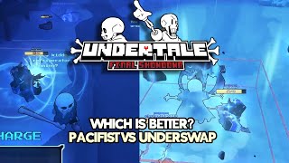 UFS Pacifist Sans vs Underswap Sans  WHO IS BETTER Undertale Final Showdown [upl. by Nawram]