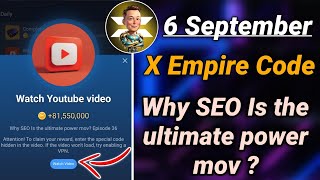 X Empire Episode 36 Code  Why SEO Is the ultimate power mov  Code x Empire [upl. by Nesyaj]