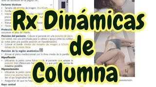 Dinámicas de columna lumbar [upl. by Ethe]