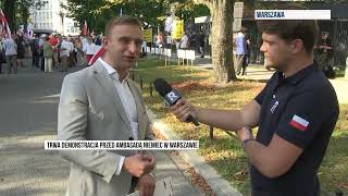 Robert Bąkiewicz Nie możemy ufać Niemcom unikają odpowiedzialności za swoje czyny [upl. by Eedissac]