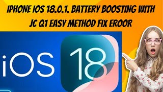 Restoring iPhone Battery Health to 100 after Battery Replacement on iOS 1801 StepbyStep [upl. by Maroj]