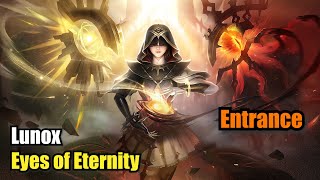 Lunox Eyes of Eternity Skin Epic Entrance Upscale 4K Mobile Legends [upl. by Aratahs]