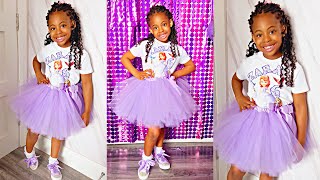 Simple TUTU SKIRT For 6year OldHOW To Make Tutu Skirt Tutu skirt Tutorial [upl. by Grefer400]