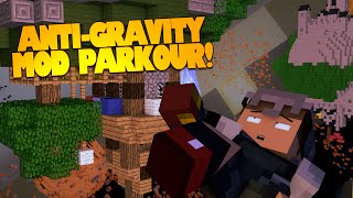 Minecraft Mods  ANTIGRAVITY MOD PARKOUR MAP  No Gravity Parkour Minecraft Mod Map Showcase [upl. by Schulze]