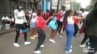 zuchu ft Diamond platnumz Wale wale Official dance video choreography Kizzdaniel Patoranking Davido [upl. by Eneloc849]