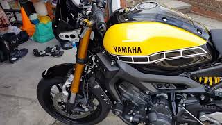 My Gen 1 Yamaha xsr 900 walk around and look at the mods winter 2018 waiting for the summer [upl. by Grosz]