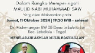 Peringatan Maulid Nabi Muhammad SAW  Ikatan Pemuda Pemudi Kademangan Lebaksiu Lor [upl. by Baras]