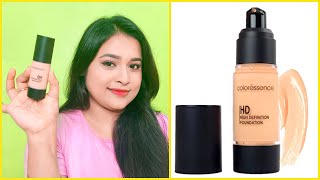 coloressence HD foundationReview amp Demobest Foundation For oily skin [upl. by Cointon]