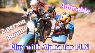 FFXIV Play with Alpha for FUN using the new Garlond GLIS mount Coming soon in patch 64 [upl. by Violet809]