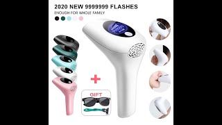 999999 Flashes 2020 New Laser Epilator Permanent IPL Photoepilator Hair Removal depiladora Painless [upl. by Kcirdle]