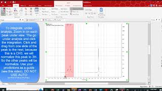 CHE 2253 Acetophenone analysis video example MNova [upl. by Adnirim]