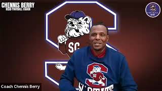 JAMES HILL SPORTS MEAC HBCU SC STATE COACH CHENNIS BERRY TALKS BULLDOGS FOOTBALL HOMECOMING102824 [upl. by Madanhoj192]