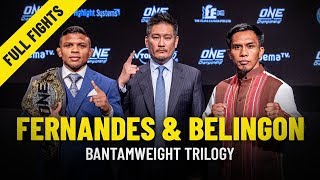 Bibiano Fernandes vs Kevin Belingon  Bantamweight Trilogy  ONE Full Fights [upl. by Theola]