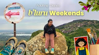 A Weekend in my life in Bengaluru✨  Rainy Days🌧️ Decathlon 🛍️ Skandagiri Trek🧗🏻‍♂️ Sleepovers 🛌🏻 [upl. by Niraj813]